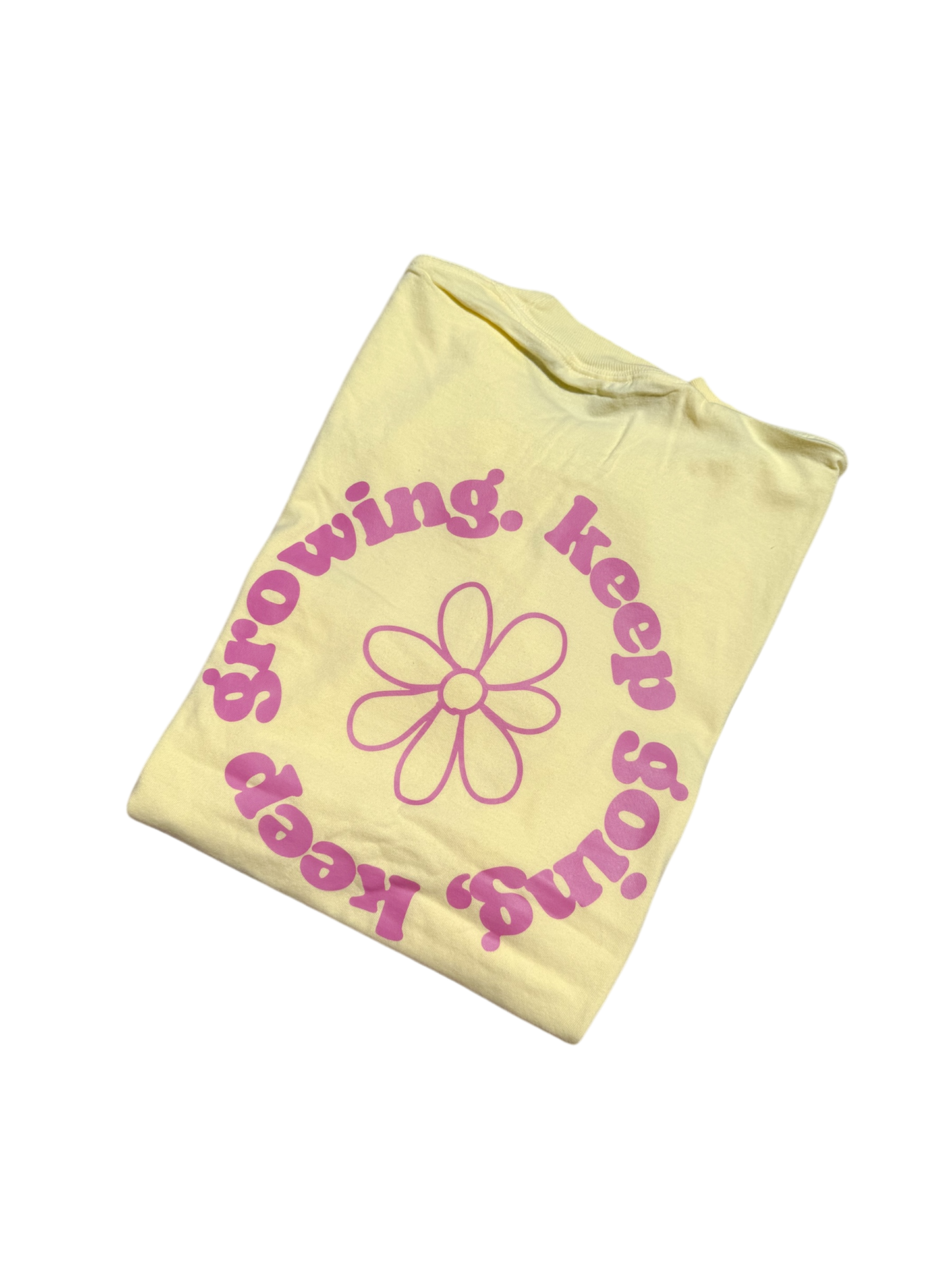 Keep going, keep growing garment-dyed tee