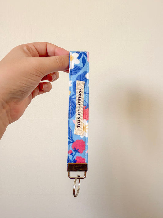 Endless potential wristlet keychain