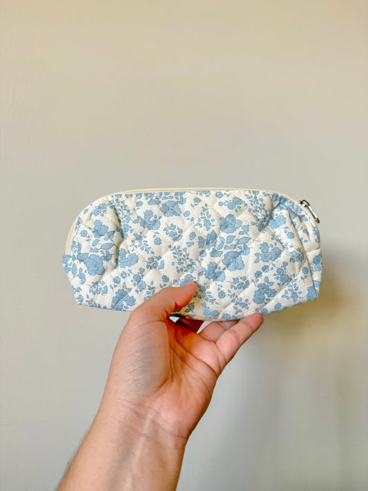 Floral small makeup bag