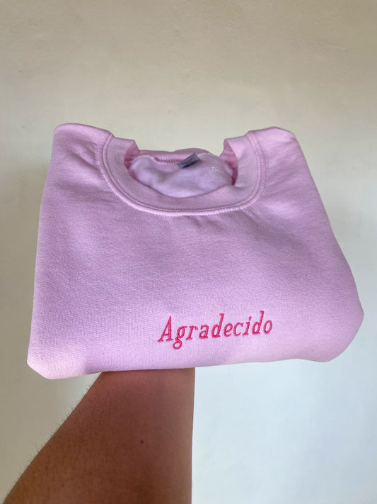 Agradecido crewneck