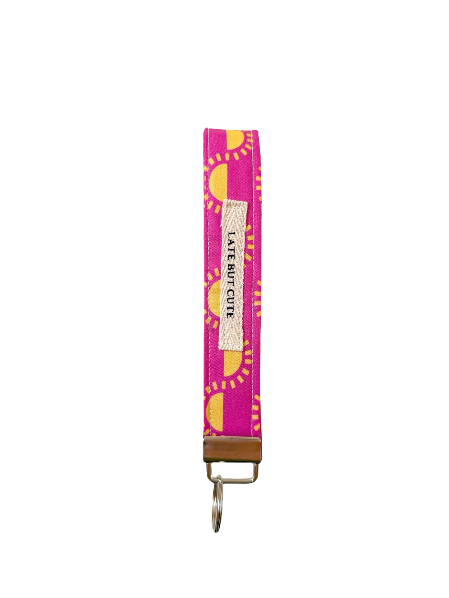 Late but cute wristlet keychain