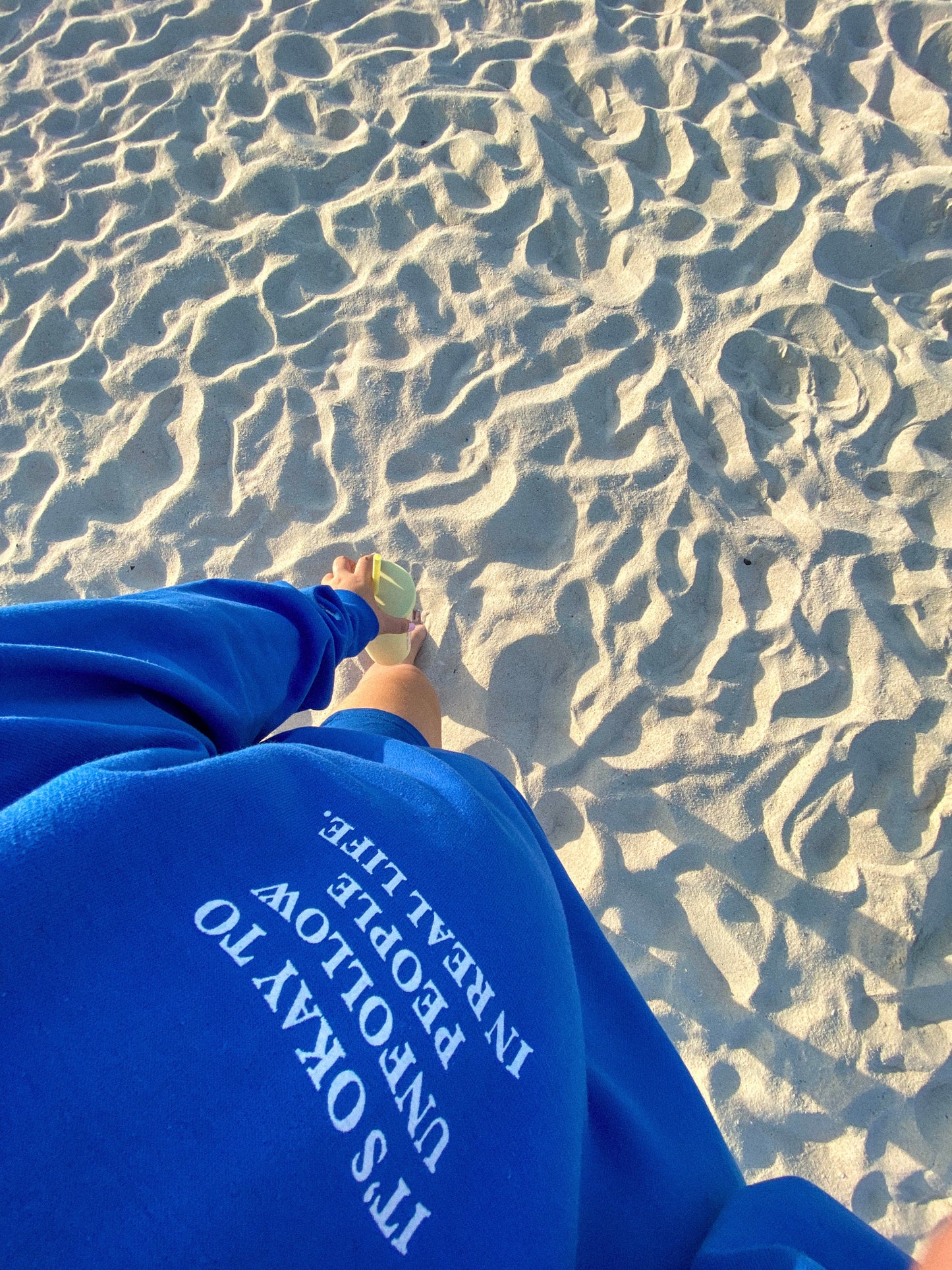 It’s okay crewneck sweatshirt