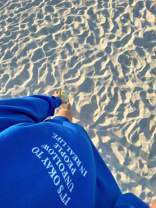 It’s okay crewneck sweatshirt