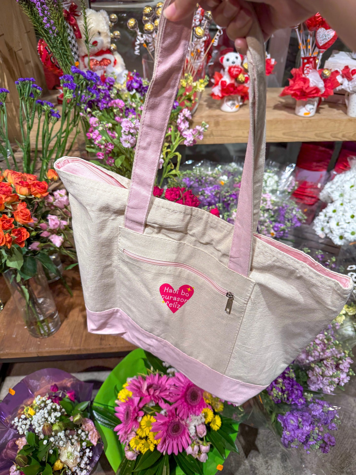Curason feliz tote bag