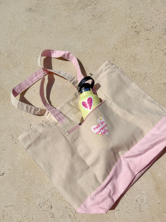 Curason feliz tote bag