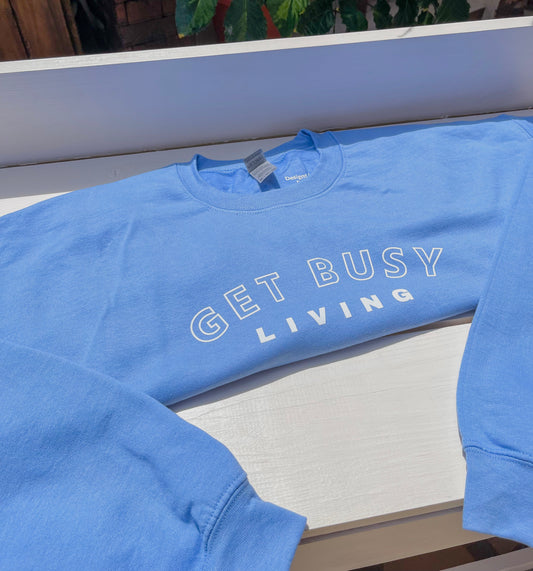 Get busy living sweater