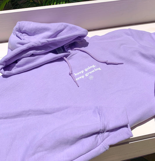 Keep going, keep growing hoodie