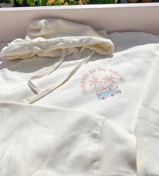 Happy to be here hoodie