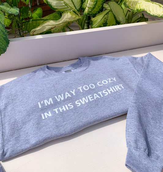 Way too cozy sweatshirt