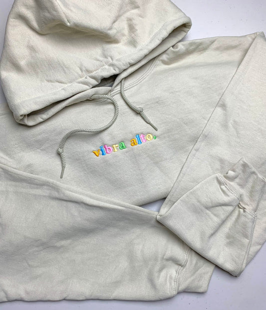 Vibra alto embroidered hoodie