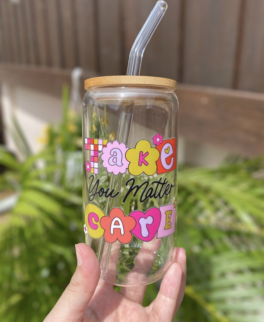 You matter glass cup